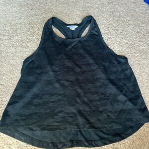 Danskin- Black camo, sleeveless running tank